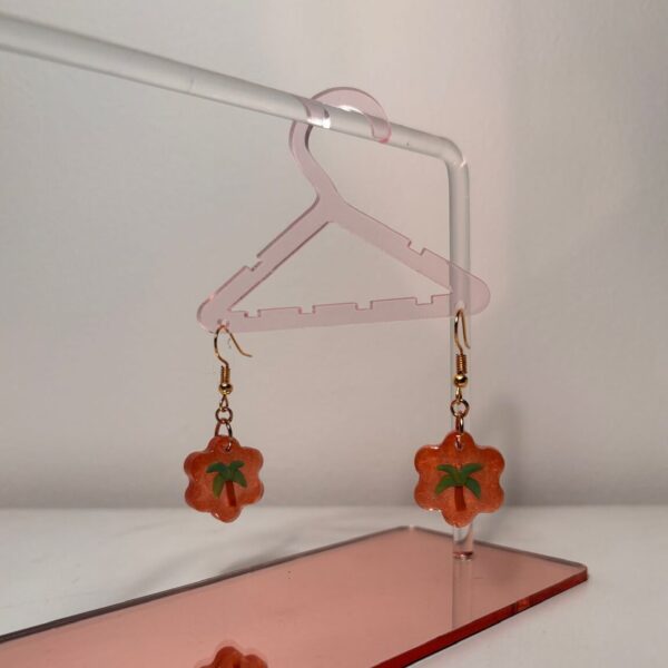 aretes palmeritas plastilina 2