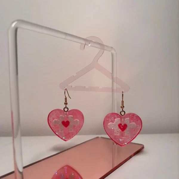 corazon rompecabezas plastilina